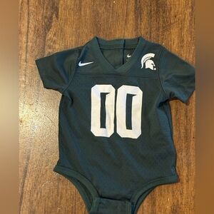 Nike Michigan State Spartans Baby Jersey Onesie 3-6M Green